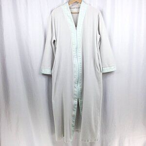 Diamond Tea Robe Gown Size Large Luxury Velvet Full Zip Heavyweight Vintage